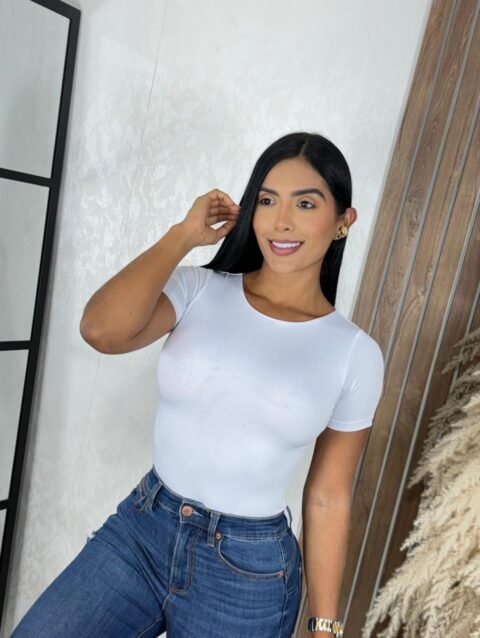 Body Redondo manga corta